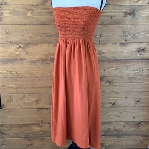 ASOS tube top strapless dress